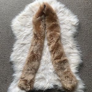 Vintage Fur Vegan Fox Scarf Shawl Pristine Rare VTG